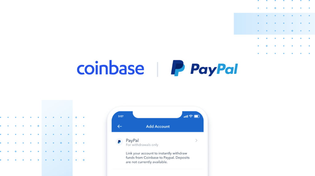 Coinbase hỗ trợ khách hàng cách mua tiền mã hóa thông qua PayPal