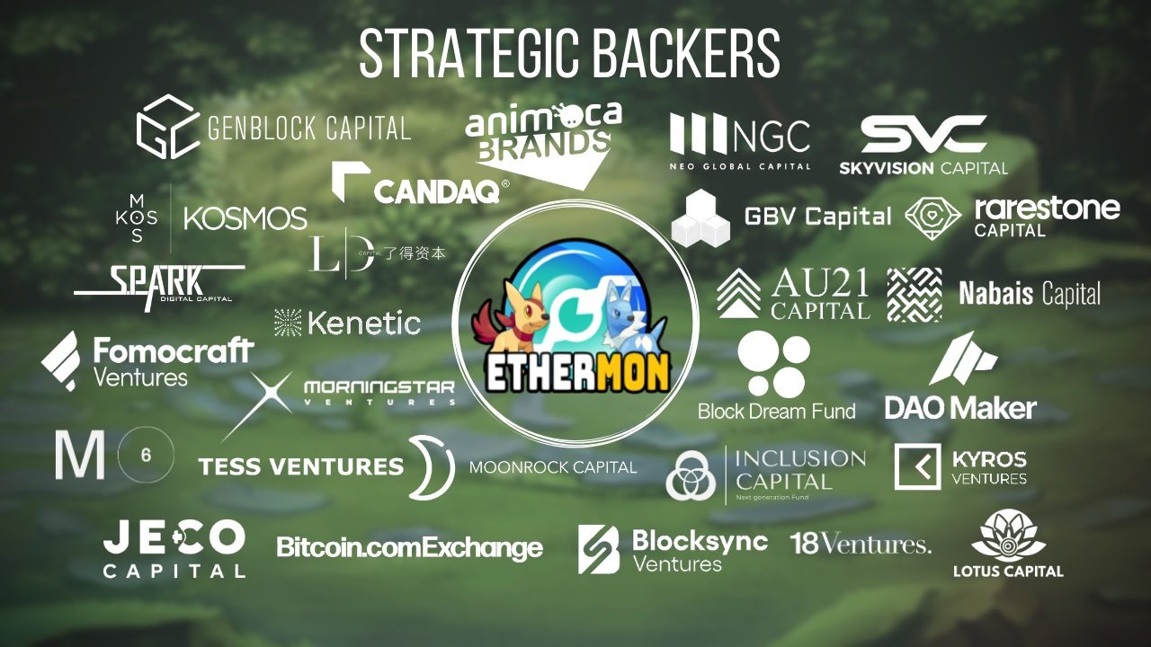 Ethermon hoàn thành vòng đầu tư chiến lược để xây dựng hệ sinh thái gaming trên blockchain