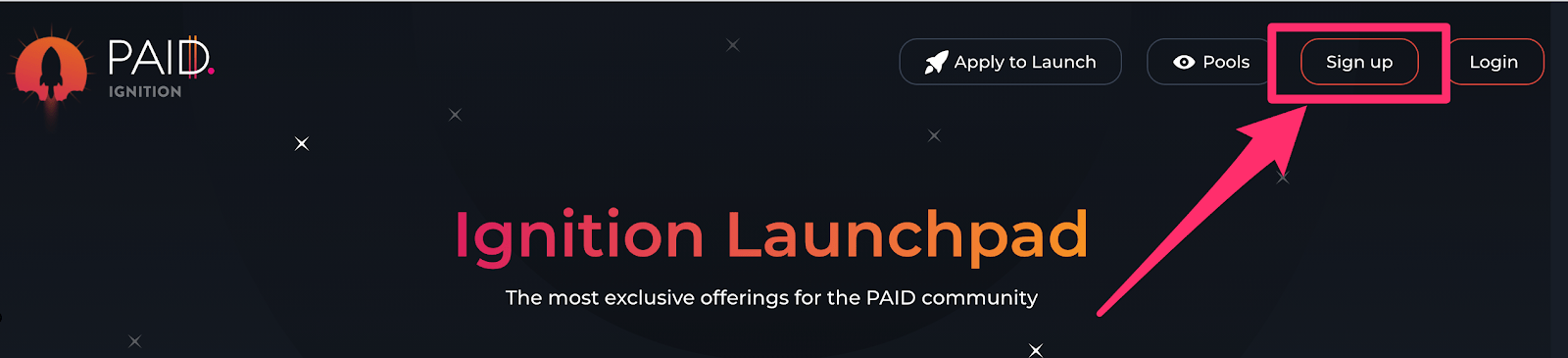 Signup Paid Ignition
